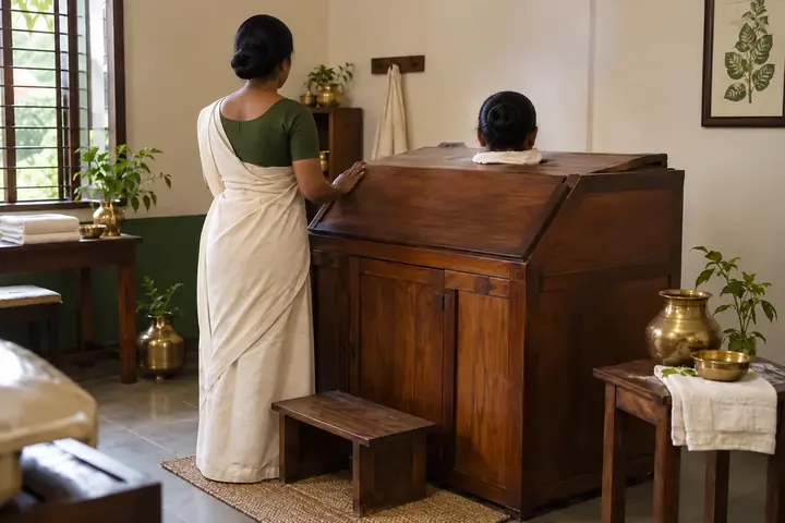 Bashpa Sweda traditional herbal steam bath